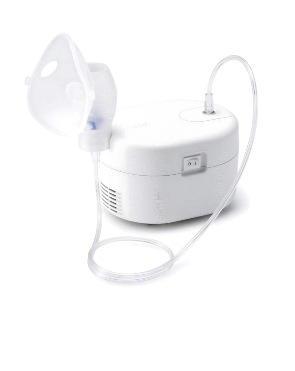 Omron Ultra Compact & Low Noise Compressor Nebulizer NEC-106 For Child & Adult White
