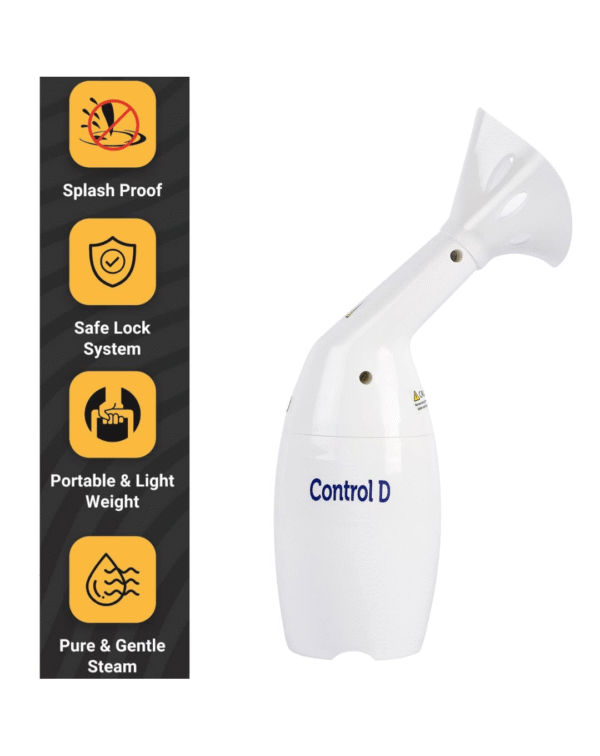 Control D Steamer For Home Spa Face White Vaporizer - Image 3