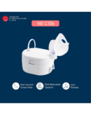 Omron Ultra Compact & Low Noise Compressor Nebulizer NEC-106 For Child & Adult White