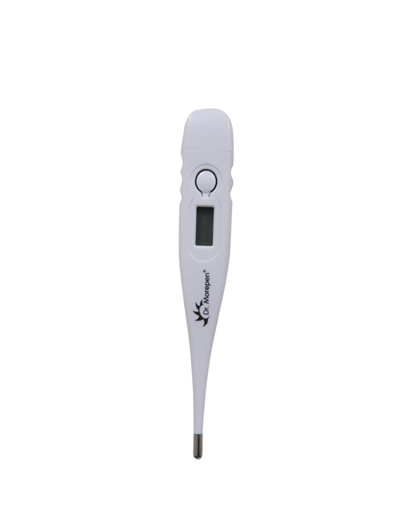 Plastic Mt-100 Digital Thermometer (Morepen) (White) - Image 3