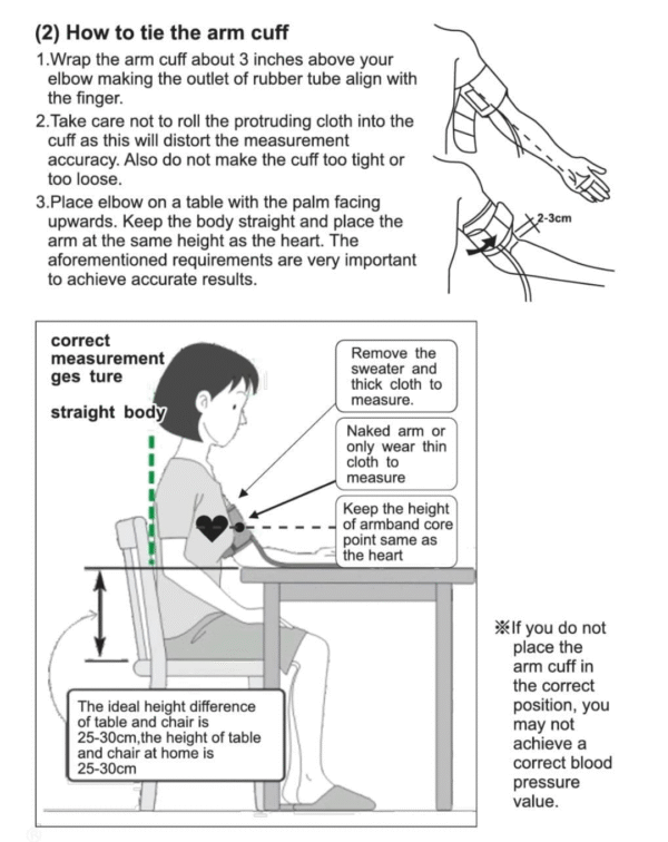 3rd Generation USB Port to Power BP Machine Fully Automatic Comfort Digital Electronic Arm Blood Pressure BP Monitor - Image 5