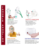 Control D Blue & White Compressor Complete Kit Nebulizer with Child and Adult Masks