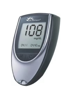 BLOOD GLUCOSE Glucometer (BLACK&GREY)