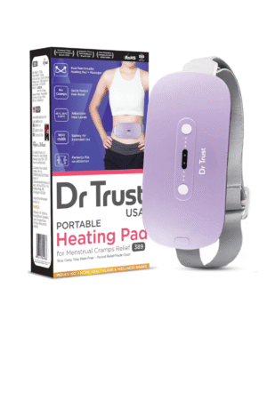Dr Trust USA Menstrual Period Cramp Relief Massager, Back and Belly Electric Heating Pad for Women