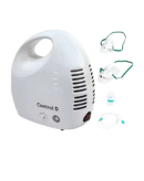 Control D Pro Max Respiratory Machine with Complete Mask Kit for Kids & Adults Nebulizer (White)