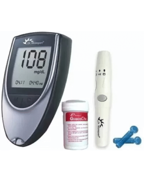 BLOOD GLUCOSE Glucometer (BLACK&GREY) - Image 3