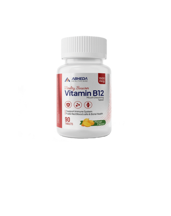 ABHEDA HEALTHCARE Vitamin B12 1500mcg Tablets