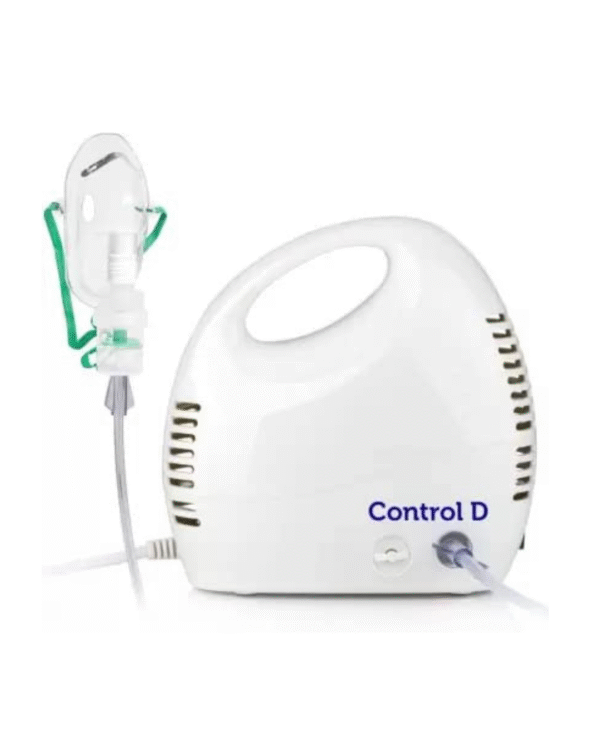 Control D Pro Max Respiratory Machine with Complete Mask Kit for Kids & Adults Nebulizer (White) - Image 2