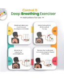 Control D Spirometer 3 Ball Lung Exerciser, Hygenic, Washable Respiratory Exerciser Respirometer,Pack of 1,Multicolor