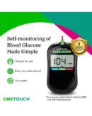 OneTouch Select Plus Simple glucometer machine
