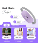 Dr Trust USA Menstrual Period Cramp Relief Massager, Back and Belly Electric Heating Pad for Women