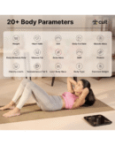 Cult Smart Body Fat Scale, US FDA Approved, 20+ Parameters, BMI, 10 members
