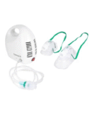 Control D Pro Max Respiratory Machine with Complete Mask Kit for Kids & Adults Nebulizer (White)