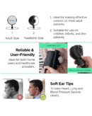 Dr Trust (USA) Sphygmomanometer Aneroid Type Manual Blood pressure monitor with stethoscope