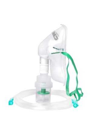 Control D Adult Mask Kit with Air Tube, Medicine Chamber and Adult Mask (Transparent)