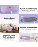Dr Trust USA Menstrual Period Cramp Relief Massager, Back and Belly Electric Heating Pad for Women