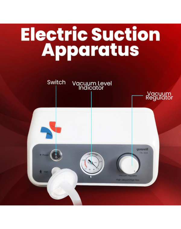 Electric Suction Machine 7A-23A for Vacuum Suction during Medical Surgery in Hospitals - Image 3