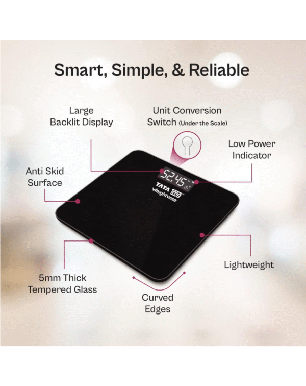 Tata 1mg Weightwise Digital Weighing Scale - Image 4