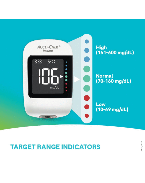Accu-Chek Instant Blood Glucose Glucometer (with Bluetooth) - Image 4