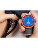 BPL Medical Technologies Manual Large Dial Aneroid Sphygmomanometer Blood Pressure Monitor - Gray
