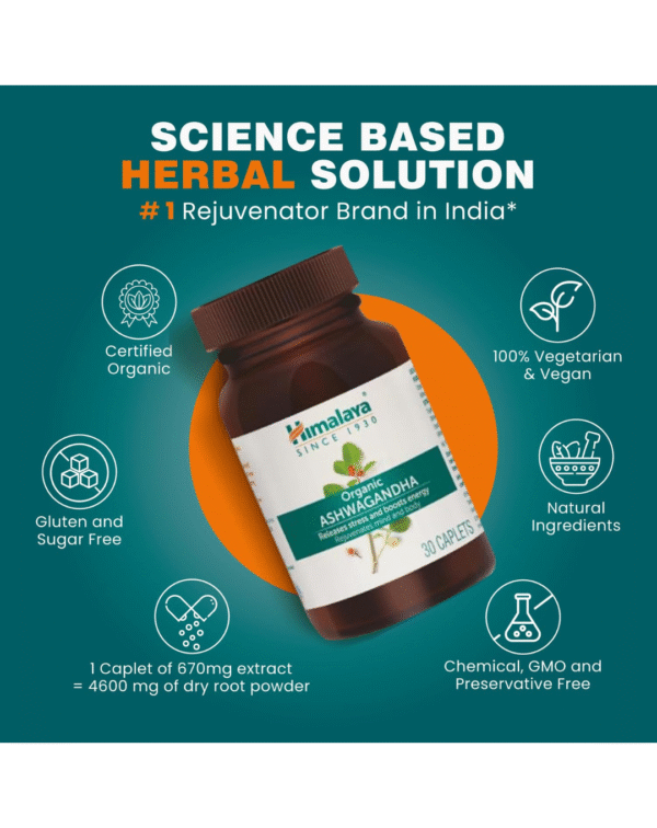 Himalaya Organic Ashwagandha 670Mg - Image 3