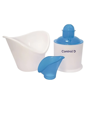 Control D All-in-One Steamer for Cold and Cough - Inhaler Vaporizer, Facial Steamer for Face and Nose