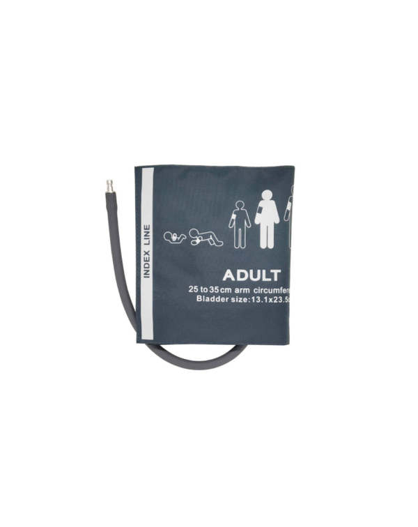 Reusable NIBP Adult Bp Monitor Arm Cuff With Single Tube Size 25-35 Cm - Image 2