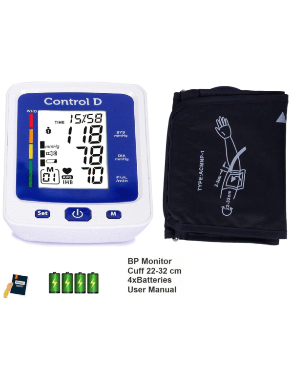 Control D Extra Large Display Automatic and Advance Feature Blood Pressure Monitoring System - Image 3