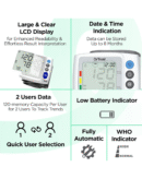 Dr Trust USA 125 Fully Automatic Digital Blood Pressure Monitor BP Machine