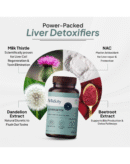 Miduty Liver Detox Supplement Milk Thistle with N-Acetyl Cysteine 900 mg