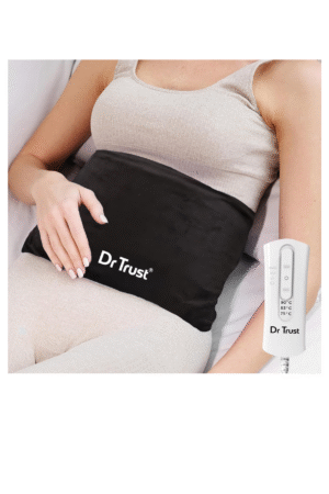 Dr Trust USA Velvet Orthopedic Electric Heating Pad for Back Pain