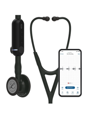 CORE Digital Stethoscope, Black Chestpiece, Tube, Stem and Headset, 27 inch, 8480