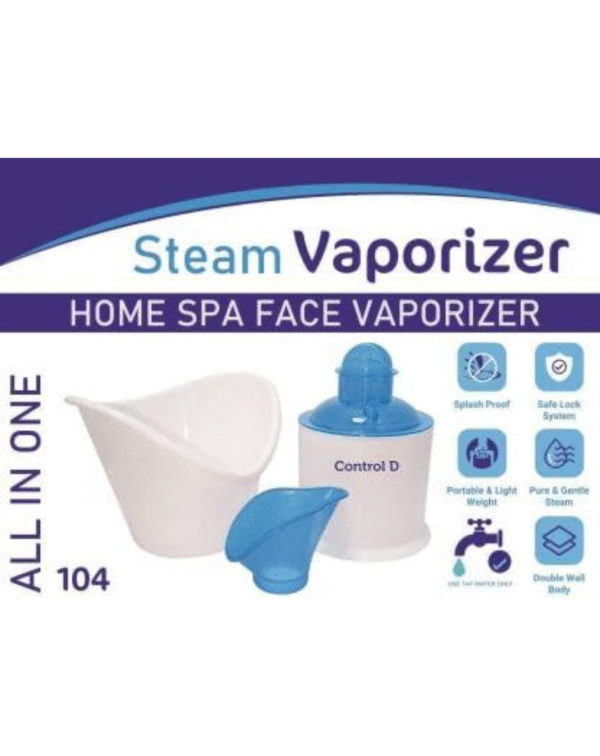 Control D All-in-One Steamer for Cold and Cough - Inhaler Vaporizer, Facial Steamer for Face and Nose - Image 4