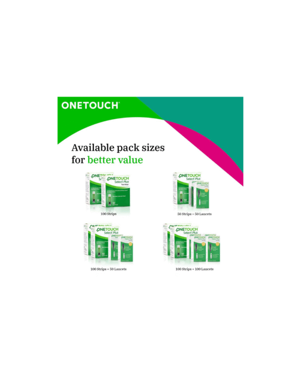 OneTouch Select Plus Test Strips | Pack of 50 Strips - Image 3