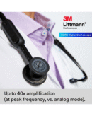 CORE Digital Stethoscope, Black Chestpiece, Tube, Stem and Headset, 27 inch, 8480