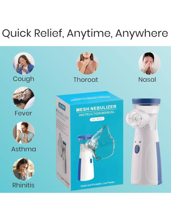 ELEGIBO Portable Nebulizer for Adults and Kids Travel and Household Use, Handheld Mesh nebulizer - Image 2