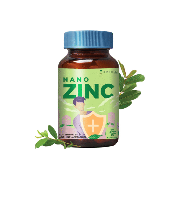 ZEROHARM Zinc Tablets | Guava Leaves Extract | 600mg per Serving