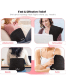 Dr Trust USA Velvet Orthopedic Electric Heating Pad for Back Pain
