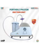 Portable phlegm Suction Unit 1000 ml Jar, Oil-free Lubrication Pump