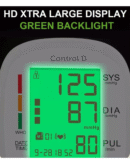 Control D Fully Automatic 3 Color Alert Arm Blood Pressure Monitor