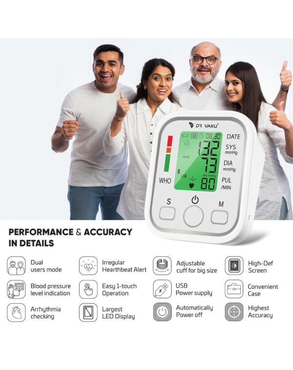 BP Monitor Fully Automatic Blood Pressure Machine - Image 3