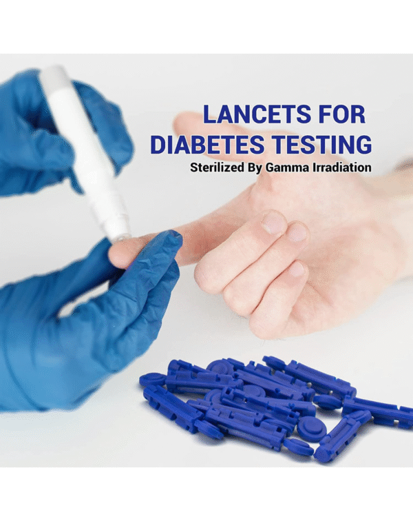 Control D Glucometer Round Blood Lancet 100 Pieces - Image 2
