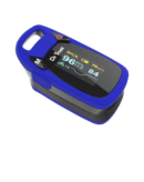 Dr Trust Professional Series Finger Tip Pulse Oximeter With Audio Visual Alarm and Respiratory Rate(Blue)-202