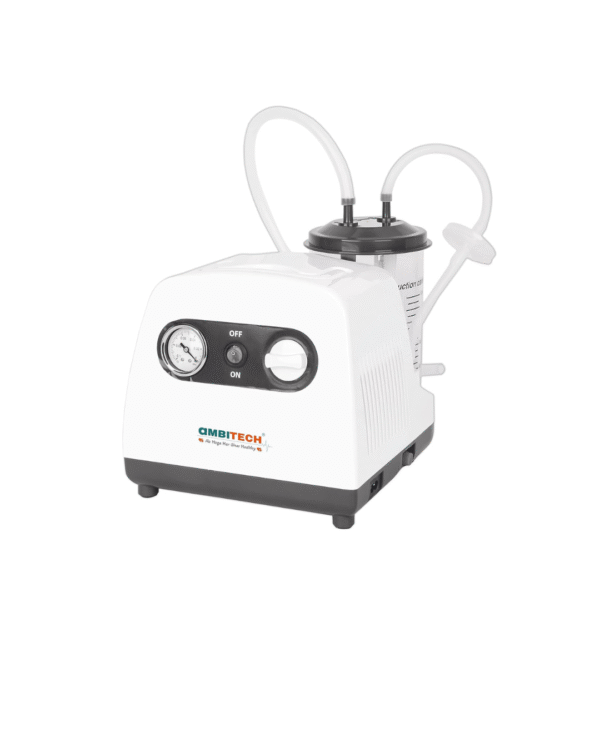 AmbiTech Portable Powered phlegm Suction Unit 1000 ml Jar