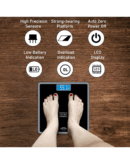 Hoffen Thick Tempered Glass Digital Electronic LCD Personal Weight Machine