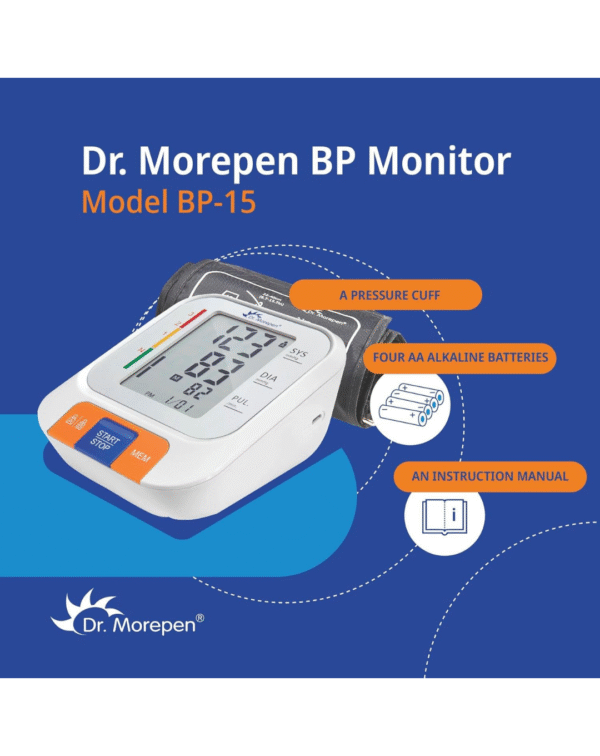 DR. MOREPEN EMZMOREPEN-BP15 Blood Pressure Monitor (White) - Image 4