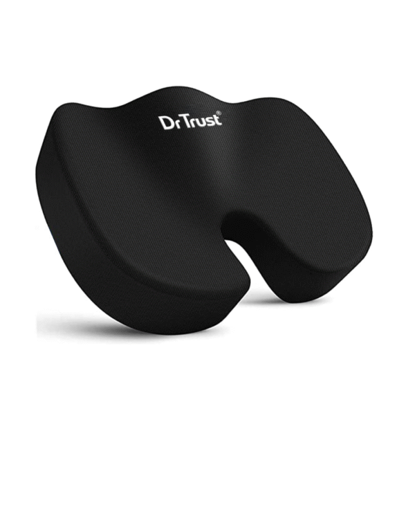 Dr Trust (USA) Non-Slip Orthopedic Coccyx Seat Cushion for Tailbone & Sciatica Pain Relief Hip Support