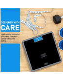 Hoffen Thick Tempered Glass Digital Electronic LCD Personal Weight Machine