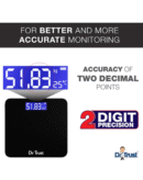 Dr Trust Professional Series Finger Tip Pulse Oximeter (Blue) & Dr Trust (USA) Electronic Zen Rechargeable Digital Personal Weighing Scale