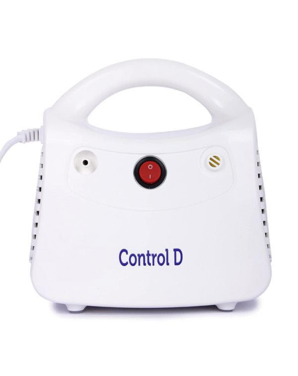 Control D Durable Compressor Portable Nebulizer with Complete Kids & Adults Mask Kit (White) - Image 3